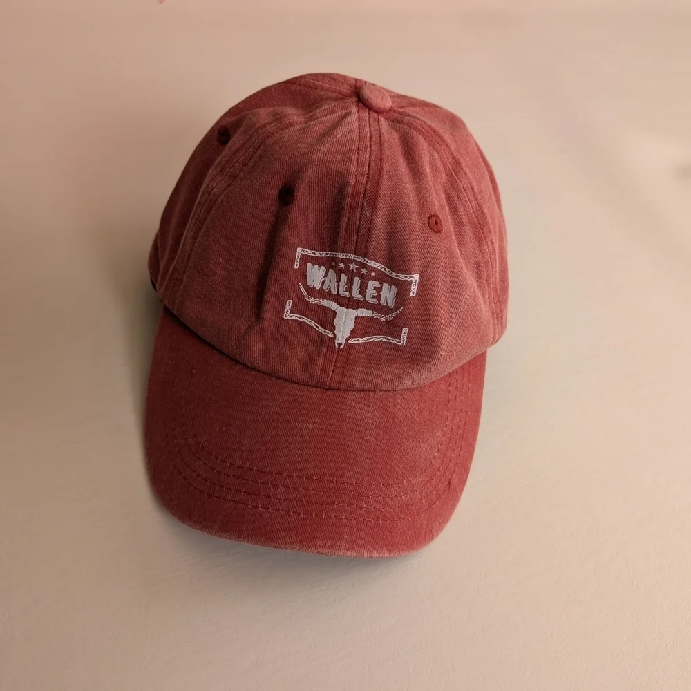 Wallen SHEIN Orange Casual Cap - Picture 3 of 7